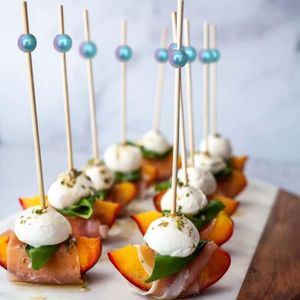 100pcs Cocktail Picks Appetizing <b>Toothpicks</b> for Skewers Charcuterie Cup Fruits Burgers-for Party Decorations 4.7 Stars - Product Image 3