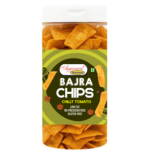 Chips de millet Bajra saveur tomate piquante, collation saine sans gluten, chips de millet croustillantes, goût épicé, collation de qualité supérieure, approvisionnement en vrac - Product Image 1
