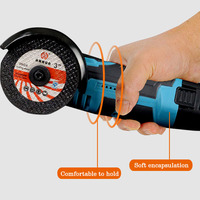 Mini-meuleuse d'angle sans fil 12V, outil de découpe, de meulage et de polissage portatif alimenté par batterie pour usage industriel et bricolage