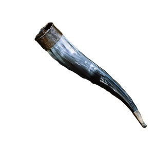 Corne à boire Viking naturelle faite à la main de MEILLEURE QUALITÉ avec la meilleure qualité fabriquée par l'exportation depuis l'Inde - Product Image 1