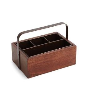 Organizador de Cubiertos de Madera de Mango de Tres Niveles, Ecológico, para Encimera, el Más Vendido - Product Image 2
