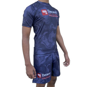 เสื้อคอมเพรสชั่นแขนยาวผู้ชาย พิมพ์โลโก้ได้ แห้งเร็ว ป้องกันการระคายเคือง เหมาะสำหรับศิลปะการต่อสู้ ออกกำลังกาย กระชับกล้ามเนื้อ - Product Image 3