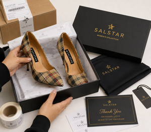 Escarpins de mariage à talons aiguilles personnalisés à motif écossais pour femmes, escarpins de luxe à bout pointu pour soirée, fabrication OEM - Product Image 6