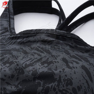Sujetador deportivo transpirable de alto impacto para gimnasio, top de fitness sin costuras y acolchado para mujer, atlético - Product Image 5