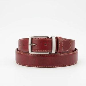 Ceinture en cuir de vache véritable pour homme, sangle décontractée, boucle en acier, légère, respirante, durable, accessoire de mode, design de logo personnalisé - Product Image 3