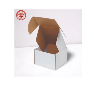 Caja de correo blanca de 3 capas, 6 x 2 x 2 pulgadas, caja de embalaje corrugada para envíos de comercio electrónico y uso minorista - Product Image 5
