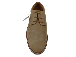 Chaussures Derby décontractées pour hommes Dlords en daim marron, confortables, respirantes, antidérapantes, avec doublure en maille et semelle extérieure en caoutchouc - Product Image 2