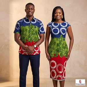 Wholesale Luxury African Wax Print Cotton Fabric Wedding Textile Custom Fabric OEM ODM Manufacturer Factory Export Supplier - Product Image 6