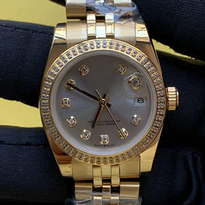 BOJ Plain R.O.L.E.X.54 36mm Gold Tone Stainless Steel Mechanical Automatic Analog <b>Wrist</b> <b>Watch</b> <b>For</b> <b>Women</b> At Low Price Hot Sale - Product Image 1