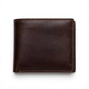 New Arrival Genuine Leather Slim <b>Fold</b> <b>Wallet</b> Minimalist Style Black Short Length Daily Use From BD - Product Image 4