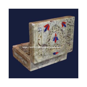 Caja de incrustaciones de mármol Popular de súper calidad altamente recomendada con fregona de nácar diseño hecho a mano para embalaje de regalo de negocios - Product Image 3