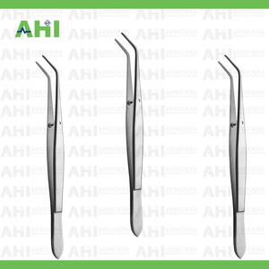 Pinzas Dentales Perry Curvas para Aplicación de Algodón, 13 cm, Uso Manual en UCI, Acero Inoxidable, Certificación CE, Alta Calidad, ISO13485 - Product Image 2