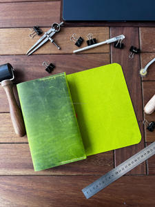 Funda Protectora para Cuaderno A5, Resistente a Olores, de Cuero Vacuno Premium, Recargable, Organizador, LNBC-0111 - Product Image 2