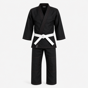 F2WIN Uniforme de judo blanc 100% coton respirant durable léger unisexe adulte vêtements de sport prix abordable best-seller personnalisé - Product Image 2