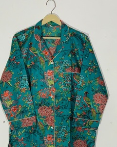 Ensemble de vêtements de nuit artisanaux pour femmes, prêt à offrir, imprimé à la main, ensemble de pyjama pour femmes, prix de gros - Product Image 6