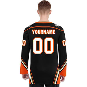 Custom Ice Hockey Jersey Supplier USA OEM Wholesale Personalized Team Uniform Hockey Shirt Sublimation Printed Embroidery Logo - Product Image 2
