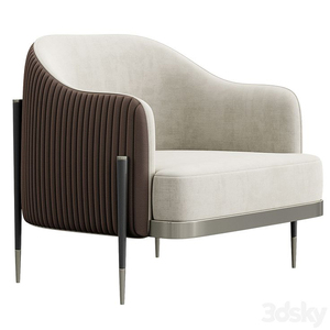 Nouveau fauteuil individuel rembourré de style européen contemporain pour chambre à coucher, avec garnissage en éponge, pour mobilier de maison - Product Image 4