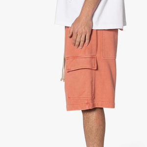 Pantalones Cortos Deportivos Ligeros de Verano para Hombre, con Forro Polar, Estilo Cargo, Cintura Elástica Cómoda, Diseño Bordado, Patrón Liso - Product Image 5