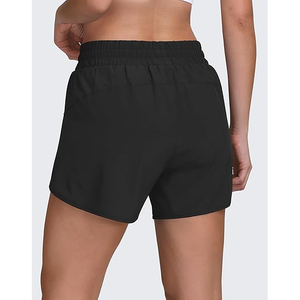 Pantalones Cortos Deportivos Clásicos Negros para Hombre, de Secado Rápido y Transpirables, con Cierre Invisible, Pantalones Cortos Deportivos para Mujer - Product Image 2