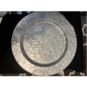 Platos de Presentación Modernos y Ecológicos de Latón Galvanizado, los Más Vendidos, con Forma Redonda - Product Image 1