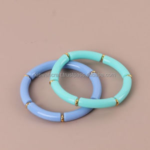 Nueva resina epoxi de calidad superior para pulsera Tubo de moda elegante para pulsera para aniversarios Cuentas Premium Cuentas de moda con cuentas - Product Image 4