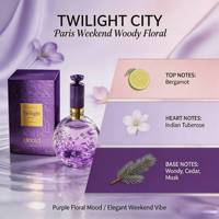 Deold Twilight City OEM Logo Personnalisé Parfum en Gros 100ml Paris Weekend Parfum Floral Boisé