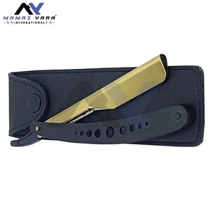 Nueva Navaja de Afeitar Profesional para Barberos, la Más Vendida, para Hombres, con Estuche de Cuero, MOQ Bajo, Personalización de Color, Logotipo de Marca, Etiqueta Privada - Product Image 4