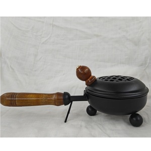 Brûleur d'encens en laiton doré pour Loban, Dhoop, Dhuni, Sambrani, Résine Dhoop, et encens Lubandan antique pour la maison, le bureau et les temples - Product Image 6