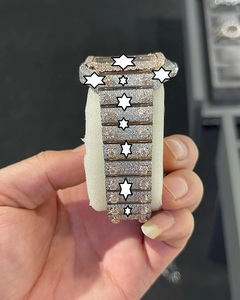 Nuevo Diseño, Reloj Mecánico de Acero Inoxidable Hecho a Mano con Diamantes Moissanite, Unisex, Estilo Hip Hop, Regalo, Vendedor Indio - Product Image 4