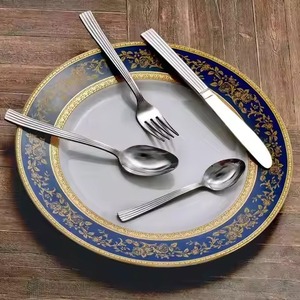 Food Serving Metal <b>Spoon</b> <b>And</b> <b>Fork</b> <b>Set</b> Cutlery <b>Set</b> For Dining Table Kitchen Dinner Service Tableware - Product Image 1