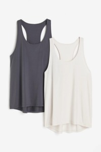 เสื้อกล้ามกีฬาผู้หญิงแบบสั้น ระบายอากาศ แห้งเร็ว เป็นมิตรกับสิ่งแวดล้อม เหมาะสำหรับโยคะ มีโลโก้ด้านหน้า ผลิตจากผ้าสแปนเด็กซ์และผ้าฝ้าย - Product Image 3