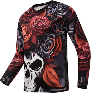 Jersey de Motocross Personalizado con Estampado Digital, Transpirable, de Secado Rápido y Resistente a la Decoloración para Hombres - Product Image 1