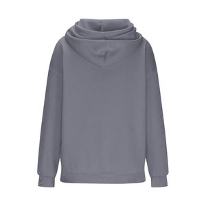 Sudadera Casual para Mujer, Diseño 2026, 100% Algodón Felpa, para Otoño/Invierno, Transpirable, Color Sólido, con Logotipo Frontal - Product Image 5
