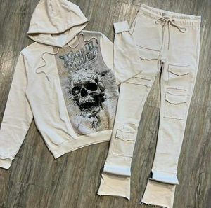 OEM ODM Sweat à capuche zippé de haute qualité, grammage lourd, en coton French Terry, style vintage délavé à l'acide, brodé sur mesure et orné de strass - Product Image 3