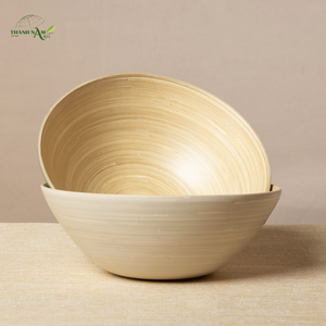 Bol en bambou artisanal, fabriqué à partir de bambou naturel, vaisselle intemporelle pour une maison et une salle à manger haut de gamme - Product Image 5