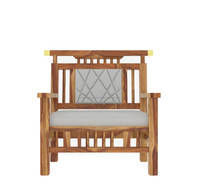 Canapé en bois élégant avec coussins en velours écologique pour les espaces contemporains, les salles d'école et les salons modernes