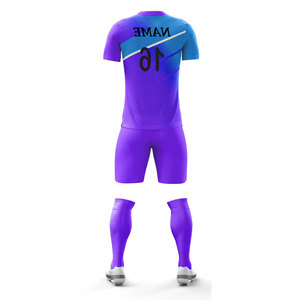 Tenue de football pour club, tailles jeunes, vêtements de sport, maillot athlétique avec short, ensemble de maillot de football entièrement personnalisé pour adulte - Product Image 2