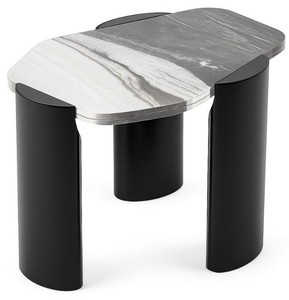 Modern End <b>Table</b> With Stone Or Glass Side <b>Table</b> for Living Room Luxury Restaurants Hotel And Cafes - Product Image 1