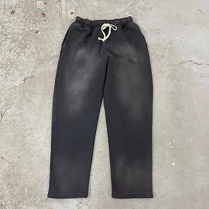 ARMA INTERNATIONAL – Nouveau pantalon homme personnalisé en coton de haute qualité, imprimé Y2K, vintage noir, délavé à l'acide, respirant, en molleton, taille élastique - Product Image 1