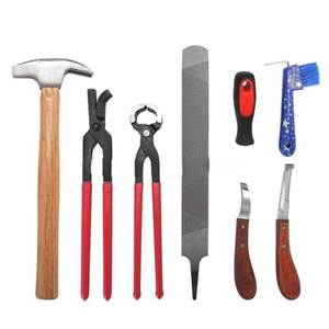 Premium Handmade RAICES ENTERPRISES Farrier <b>Tool</b> Kit Veterinary Instrument Hoof Shoe <b>Puller</b> Hoof Rasps Hoof Trimmer Bag Horse - Product Image 1