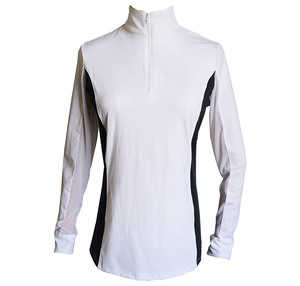 เสื้อขี่ม้าผู้หญิงพรีเมียม แบบลำลอง ปักลายม้าด้านหน้า แห้งเร็ว ยืดหยุ่น ป้องกันรอยยับ ระบายอากาศได้ดี เหมาะสำหรับกีฬาขี่ม้าทุกประเภท - Product Image 4