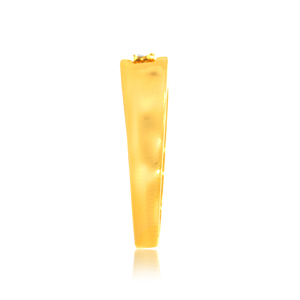 <b>Men</b>’s Geometric Diamond <b>Ring</b> 14K Yellow Gold 0.15ctw Round Stones Modern Band Fine Jewelry Gift Special Occasion - Product Image 3