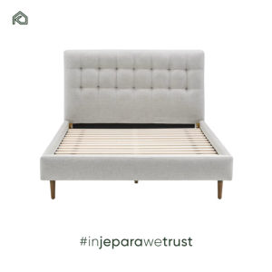 โครงเตียงไม้เนื้อแข็งทันสมัยระดับไฮเอนด์ ขนาดคิงไซส์ สำหรับห้องนอนวิลล่า อพาร์ทเมนท์ และเฟอร์นิเจอร์โรงแรม ผลิตในอินโดนีเซีย - Jarjit - Product Image 4