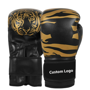 Outdoor Pretctive Boxing Gloves Leather Gel Fight <b>Punch</b> <b>Bag</b> Muay Thai Mma Kickboxing Sparring Top Design Boxing Gloves - Product Image 1