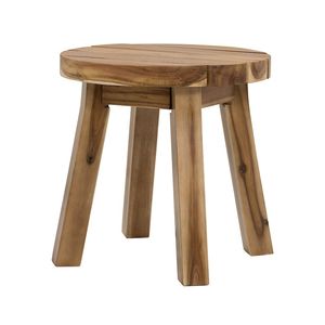 D16x16 Solid Wood <b>Round</b> <b>Side</b> <b>Table</b> Elegant Console <b>Tables</b> - Product Image 1