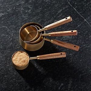 Juego de Tazas Medidoras de Cobre Puro de Alta Calidad con Mango de Madera, Utensilios de Cocina, Venta al por Mayor, Exportación, Fabricante para Hogar, Hoteles y Cafeterías - Product Image 5