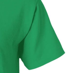 Camiseta Personalizada con Bordado Gráfico Verde para Mujer, Manga Corta, Cuello Redondo, Informal, con Diseño de Letras Alpha Kappa Alpha - Product Image 4