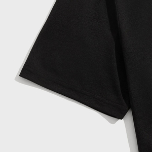 ชุดเซ็ต 2 ชิ้น เสื้อยืดแขนสั้นผ้าเทอร์รี่โพลีเอสเตอร์/คอตตอน กางเกงขาสั้นลำลองสไตล์สตรีททรงหลวมสำหรับผู้ชาย ขายส่ง ประจำฤดูร้อนปี 2026 - Product Image 4