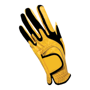 Guantes de golf transpirables de cuero sintético PU con logotipo personalizado para hombres y mujeres Spandex mejorado para mano izquierda derecha EOM deportes aceptados - Product Image 3