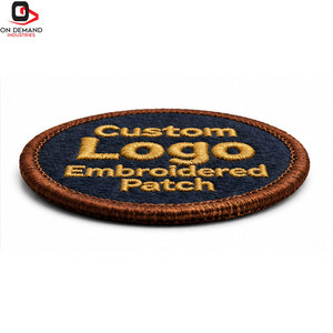 Premium <b>Sew</b>-<b>On</b> Embroidered 3D Custom Logo <b>Patches</b> with Personalized Artwork Cotton/Polyester Custom Colors Best Quality - Product Image 5